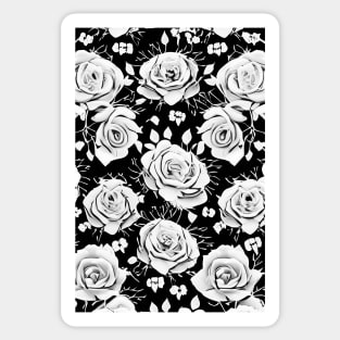 rose pattern Sticker